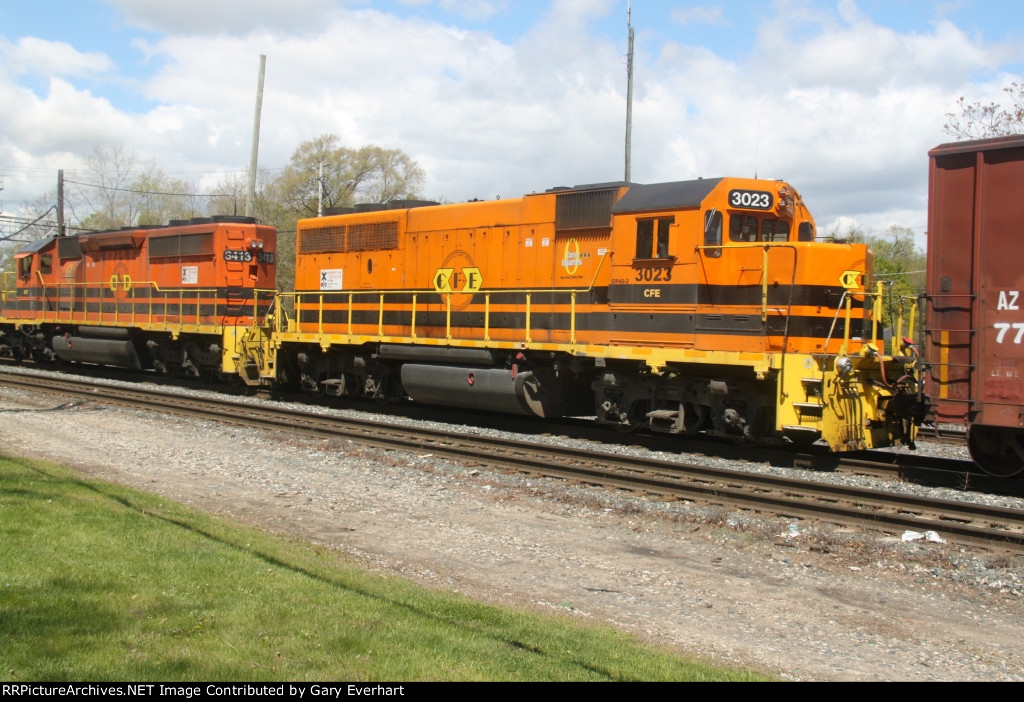 CFE GP40-2 #3023 - Chicago, Fort Wayne and Eastern